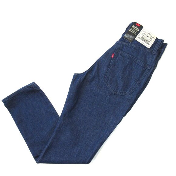 NWT Levi's Wellthread 70's Ultra High Rise Straight in Botanic Indigo Jeans 25 - Picture 5 of 5